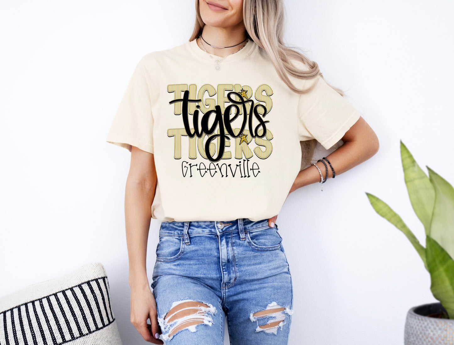 Greenville Tigers Seersucker