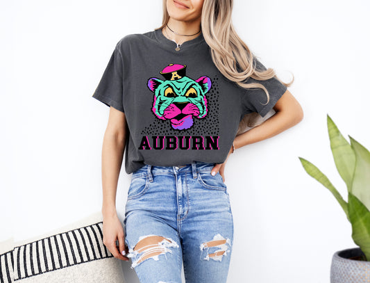 Auburn Neon 90's Short Sleeve