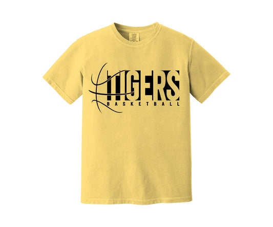 Short Sleeve Tigers Basketball Shirt