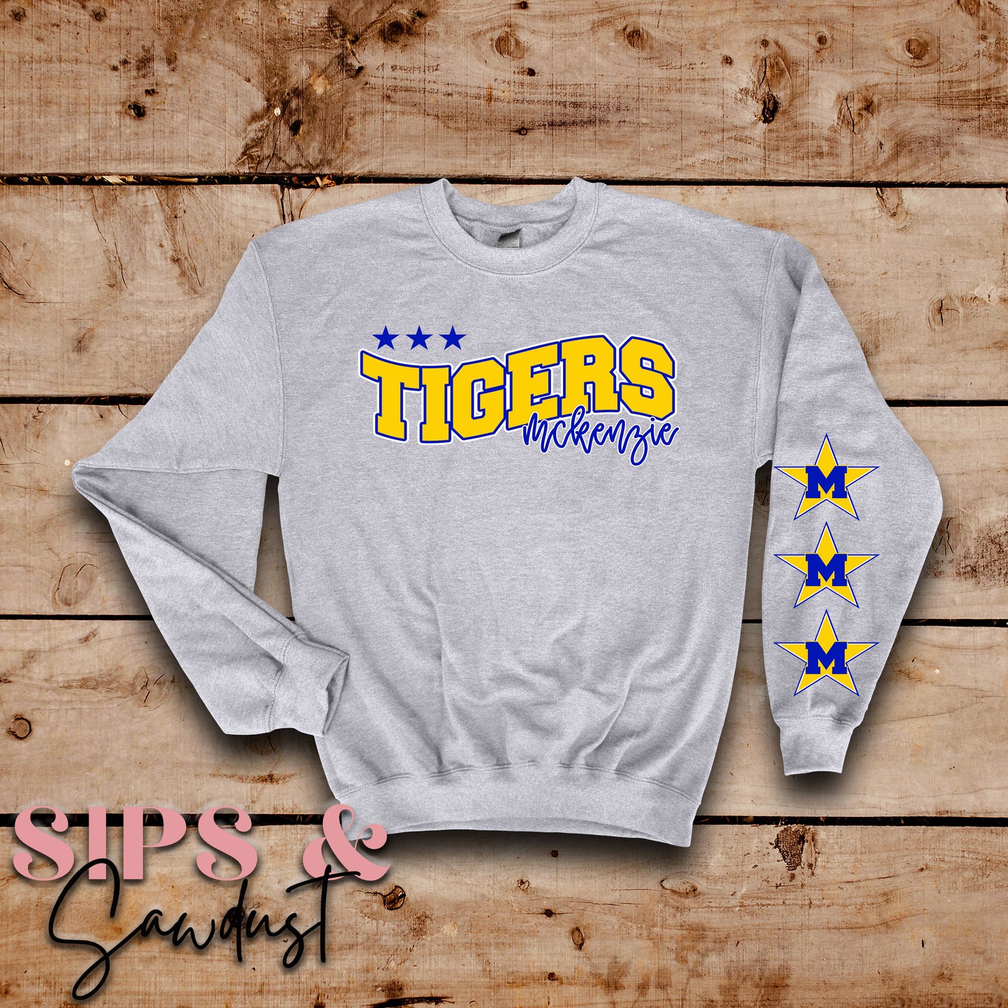 Mckenzie Tigers Star Sweatshirt