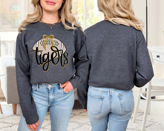 Tigers Seersucker Football Sweatshirt